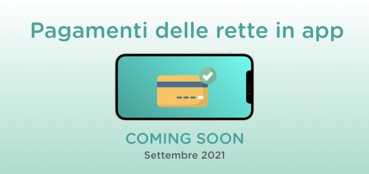 Pagamenti delle rette in app